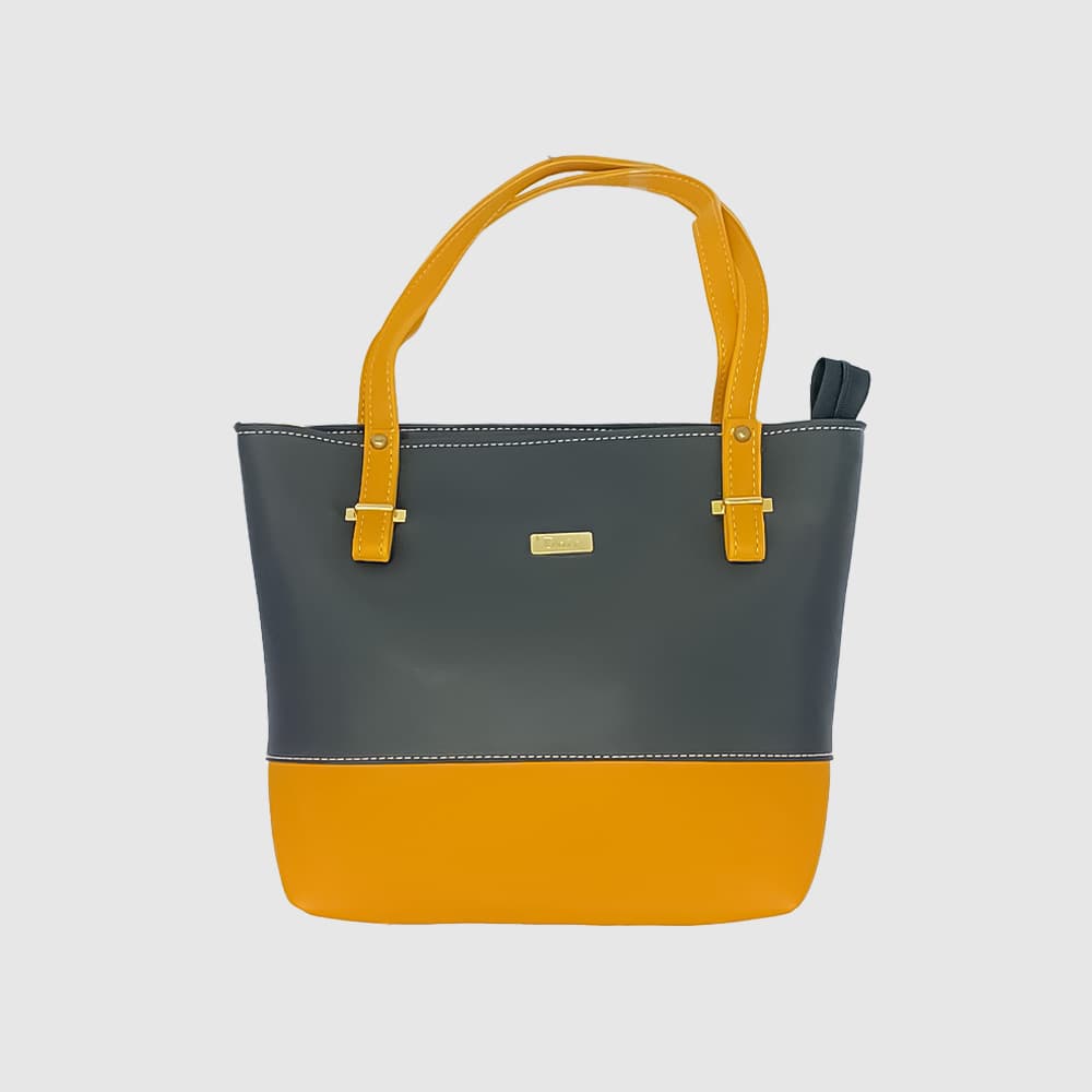 Doir Black & Yellow Tote Bag