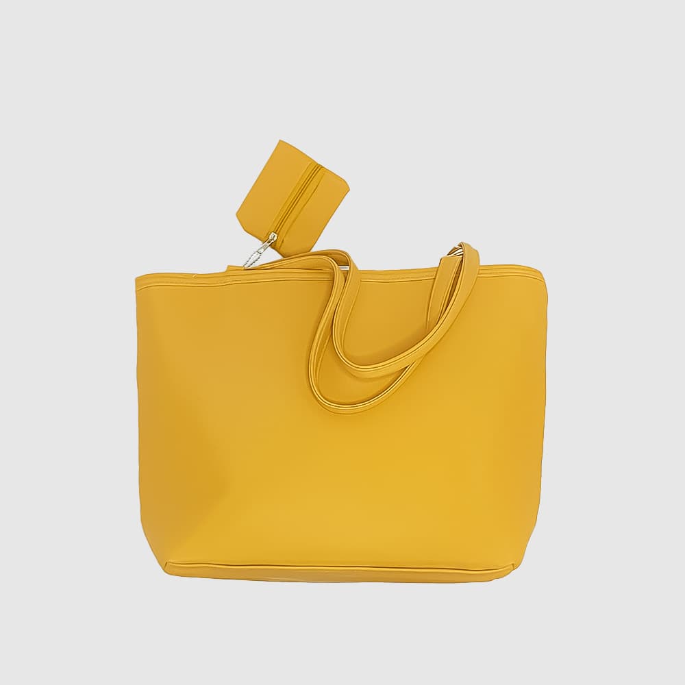 Etam Yellow Large Tote Bag