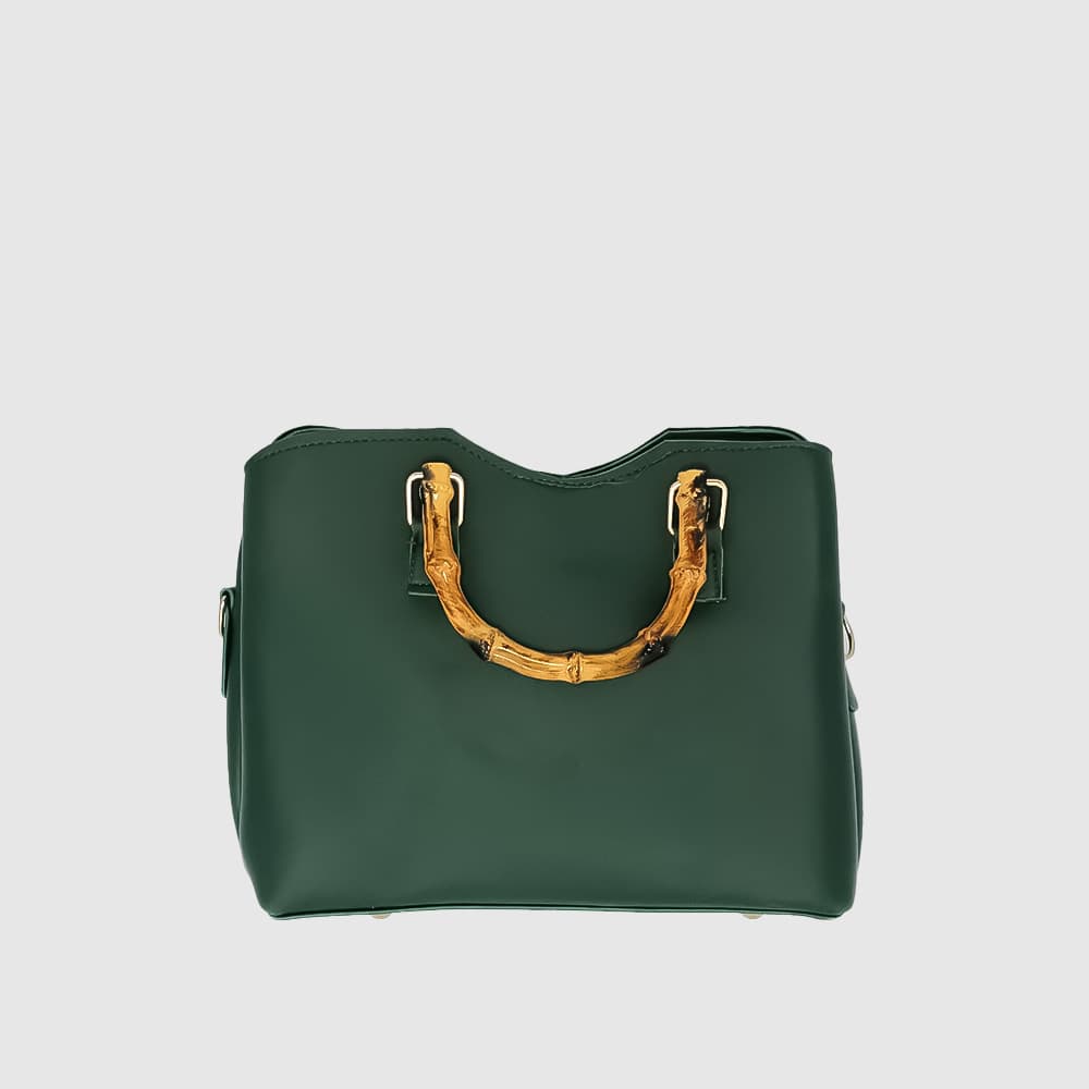 Lubna Dark Green Hand Bag