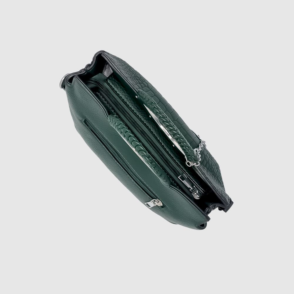 Zenve Dark Green Handbag