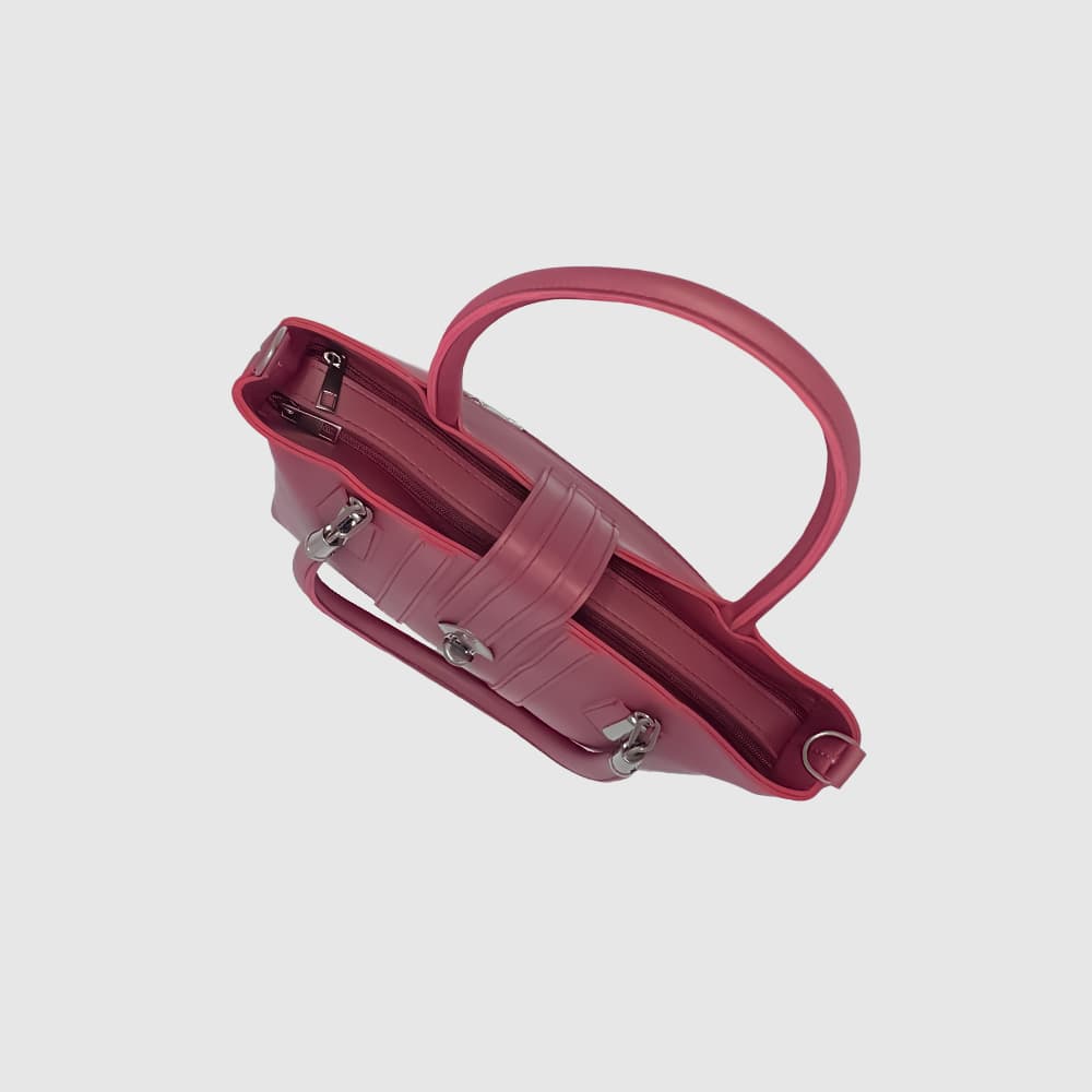 Zenve Maroon Formal Bag