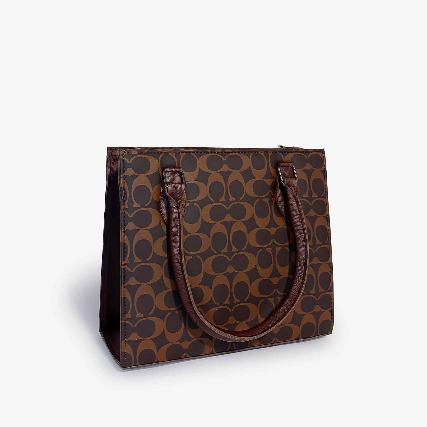 Coach Maroon Tote Bag