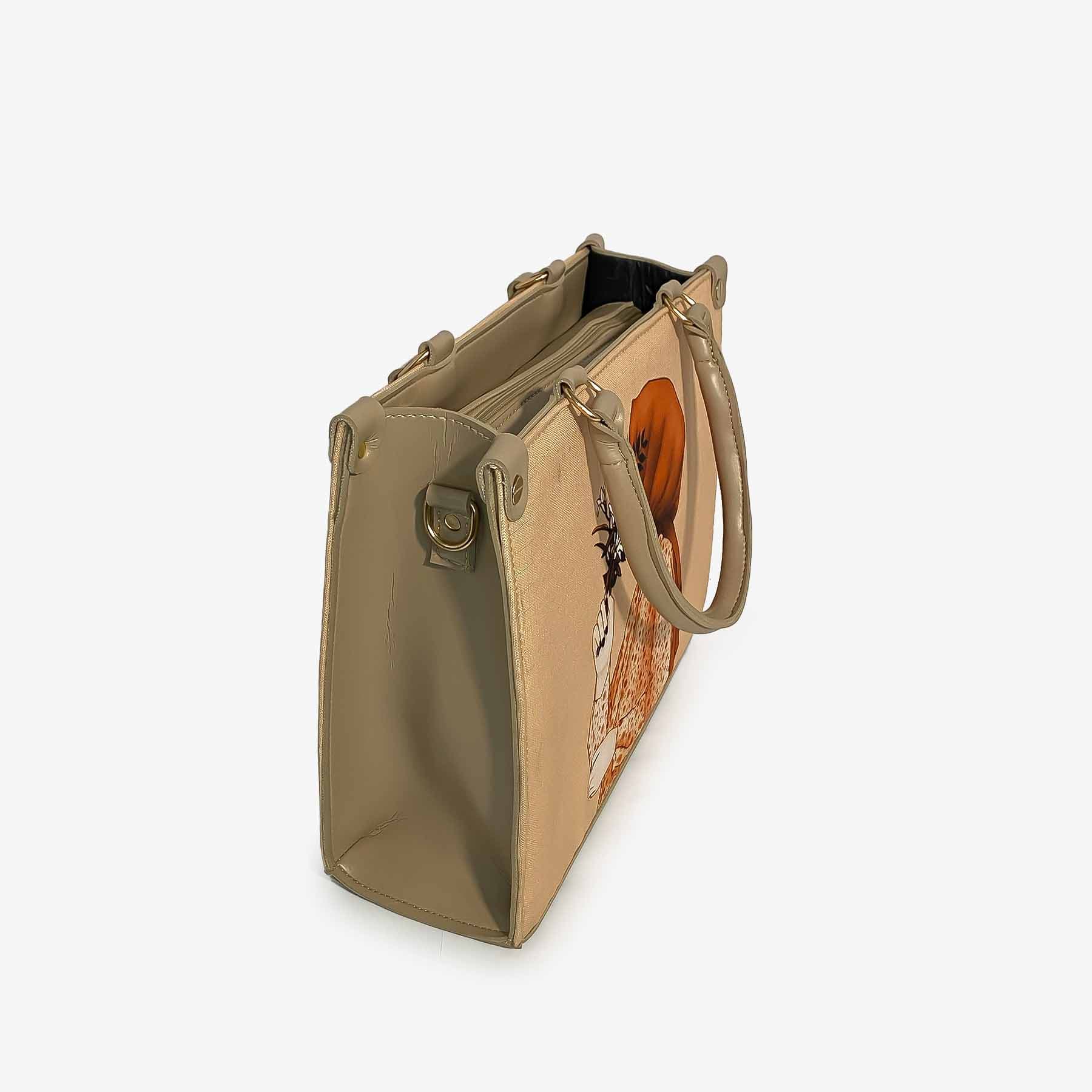 Zenve Beige Tote Bag