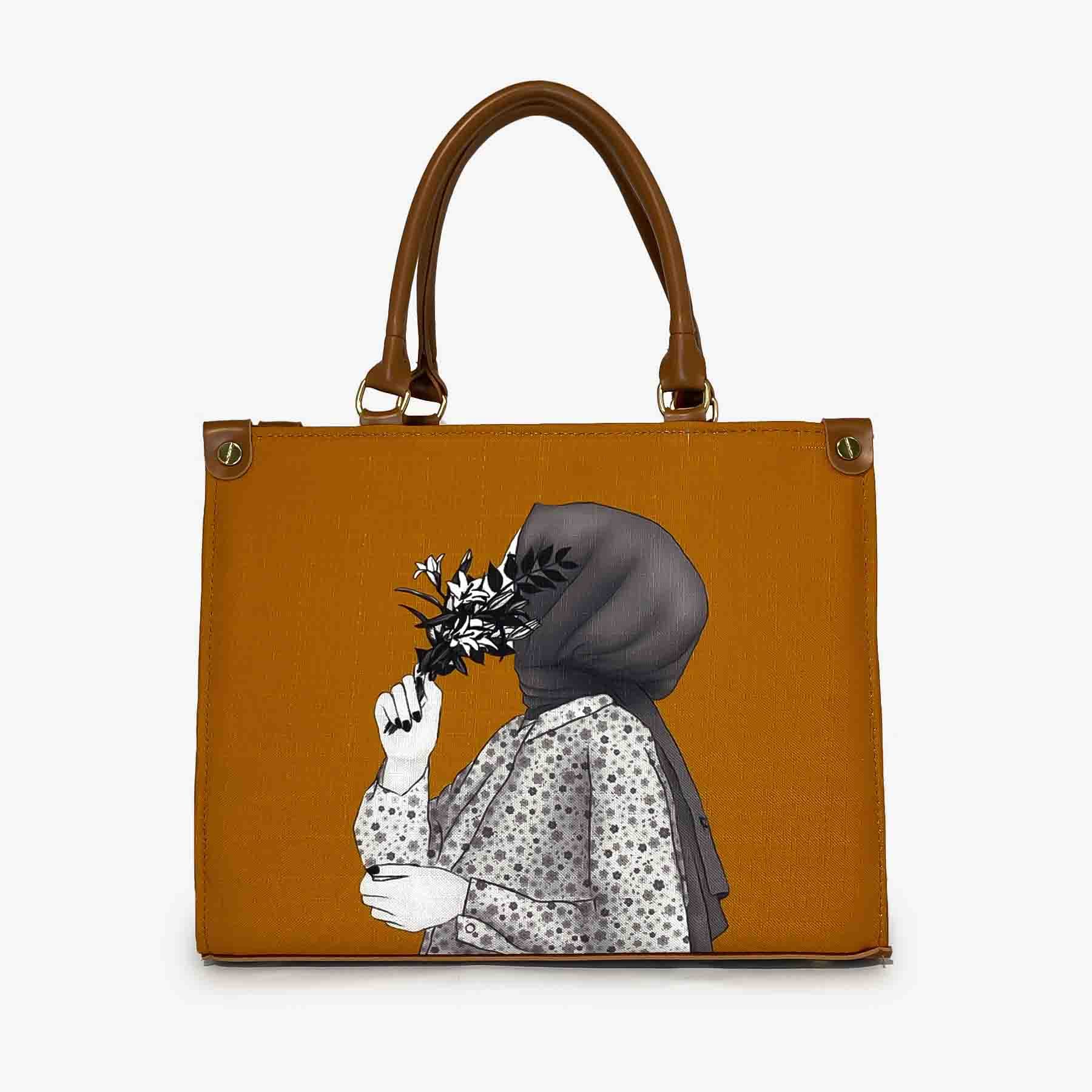 Zenve Brown Tote Bag