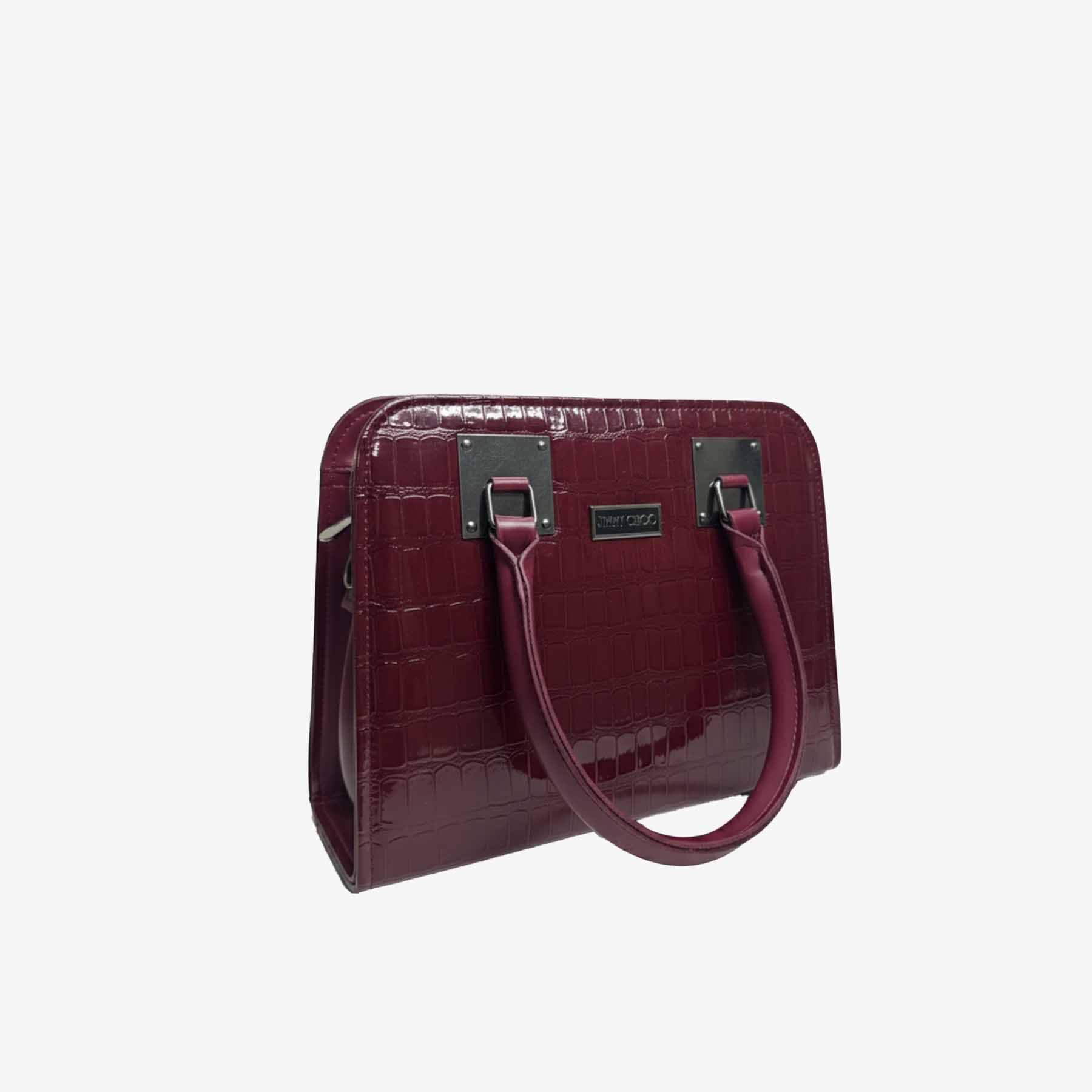 Zenve Crocodile Pattern maroon