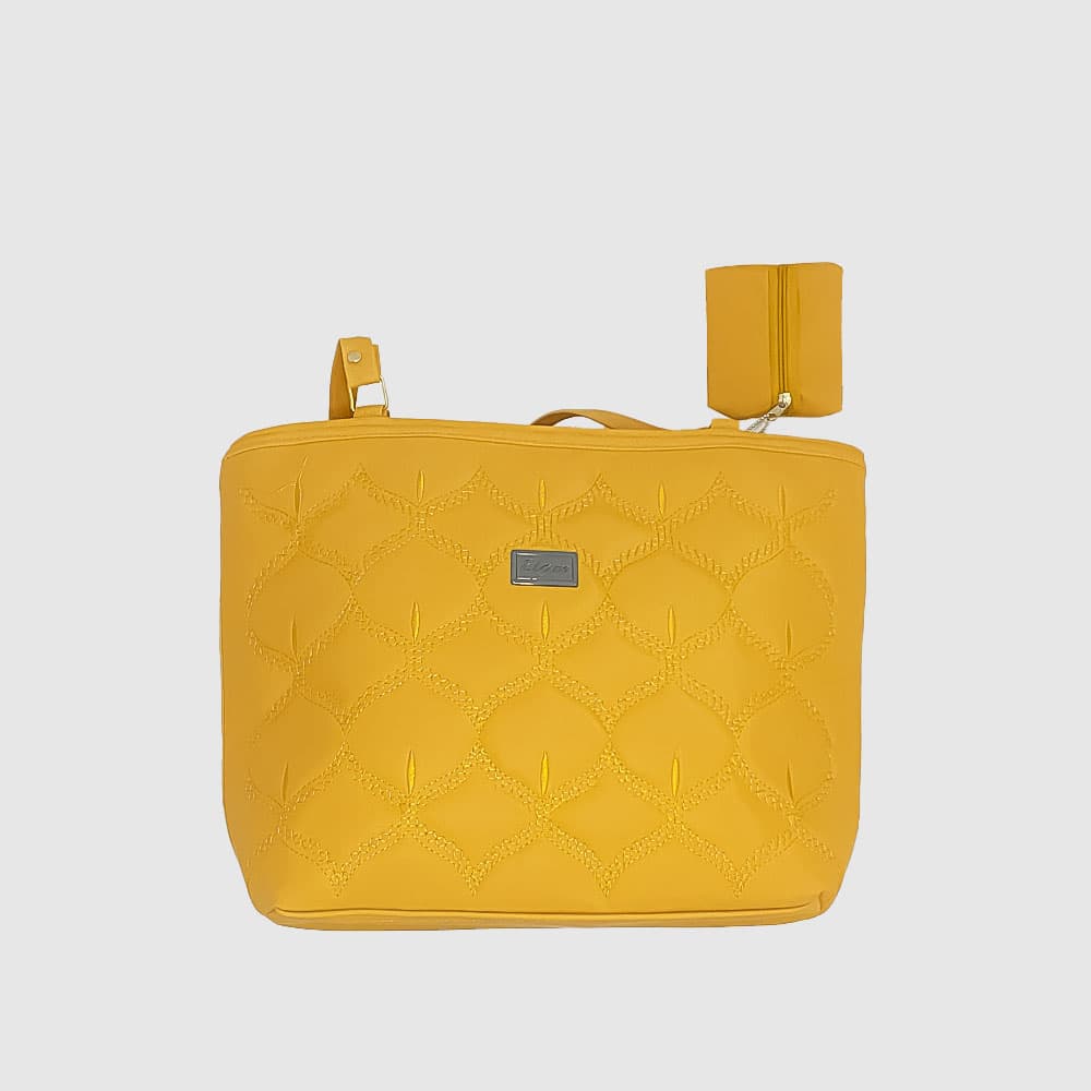 Etam Yellow Large Tote Bag
