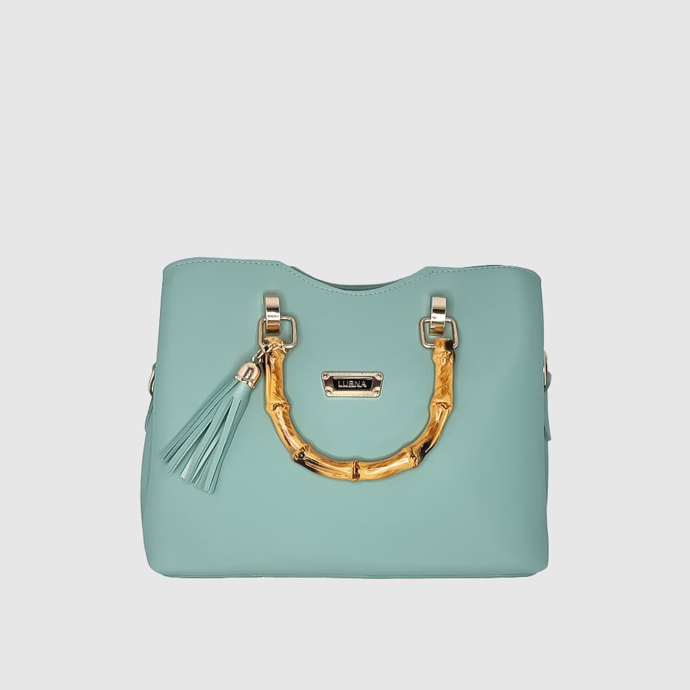 Lubna Aqua Hand Bag