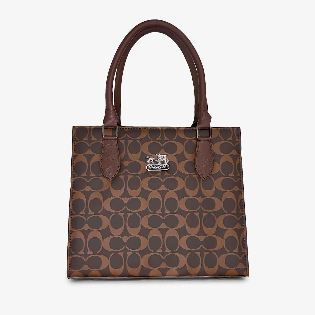 Coach Maroon Tote Bag