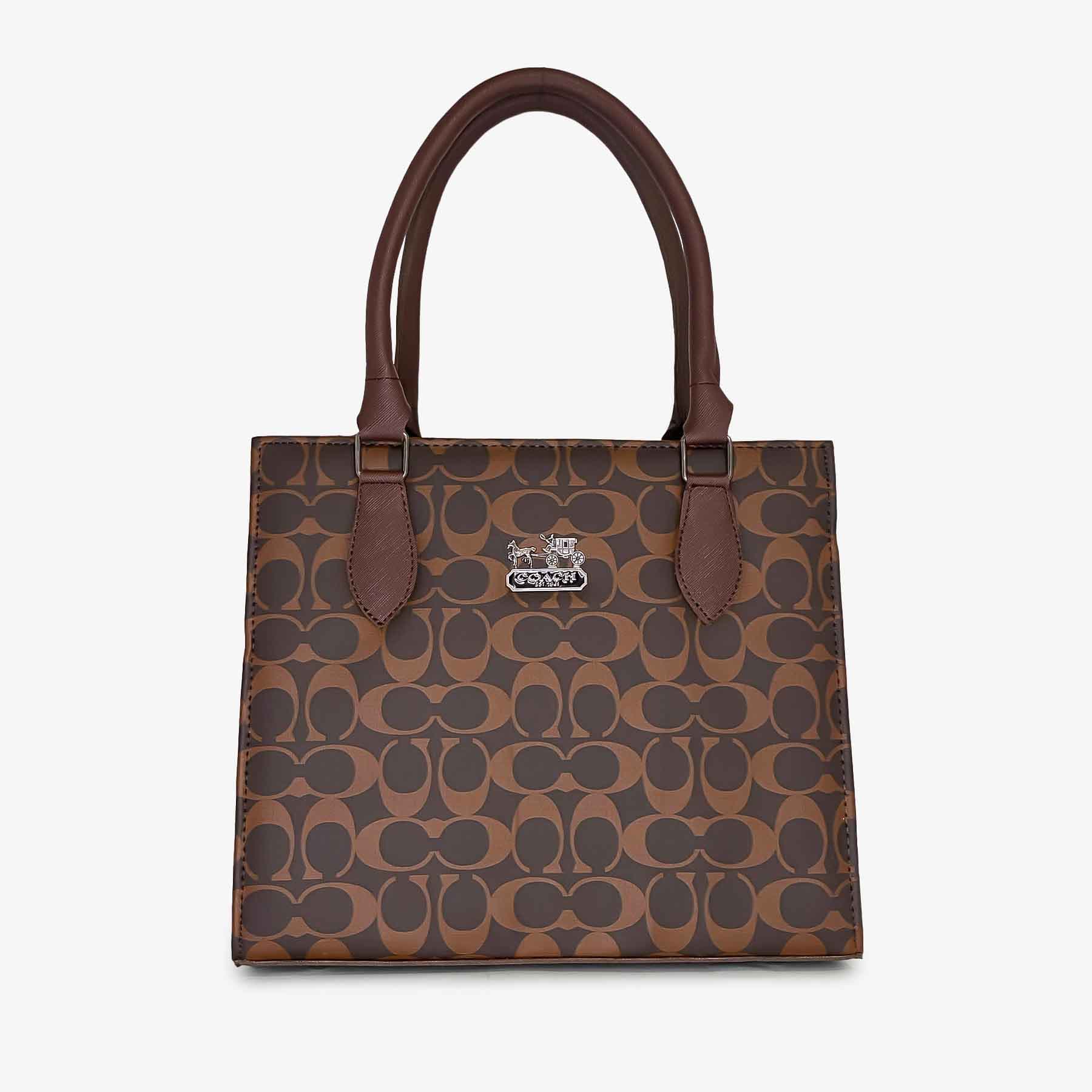 Coach Maroon Tote Bag