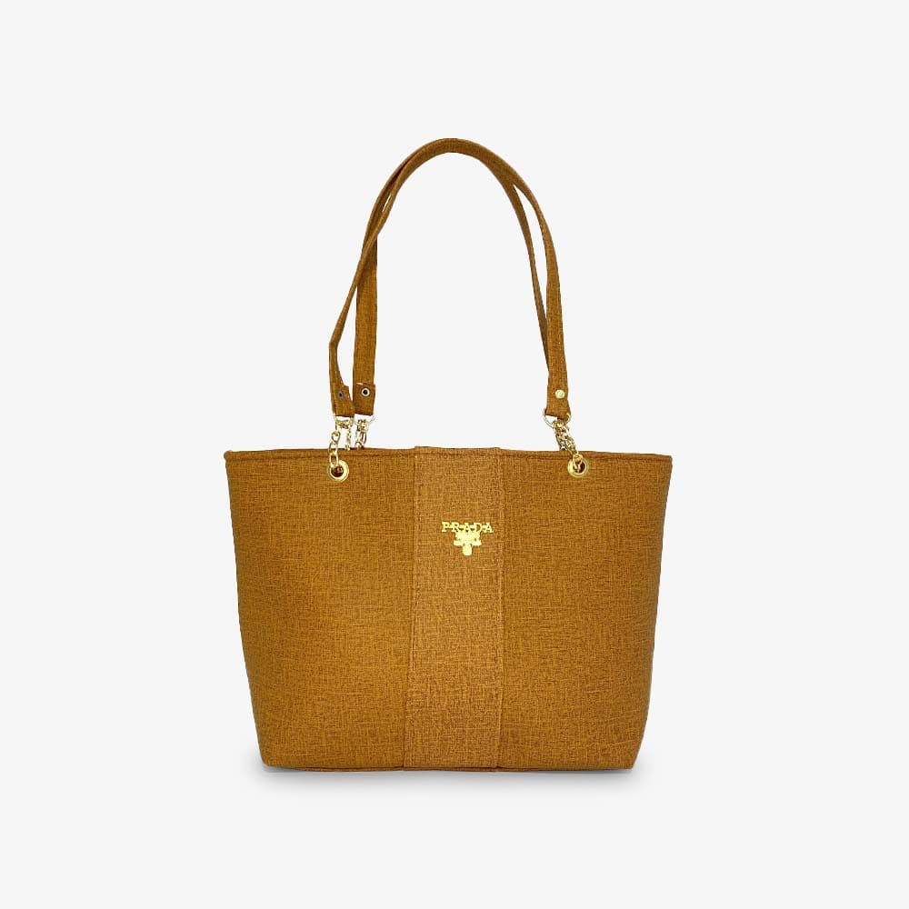 Prada Wilabo Brown Tote Bag